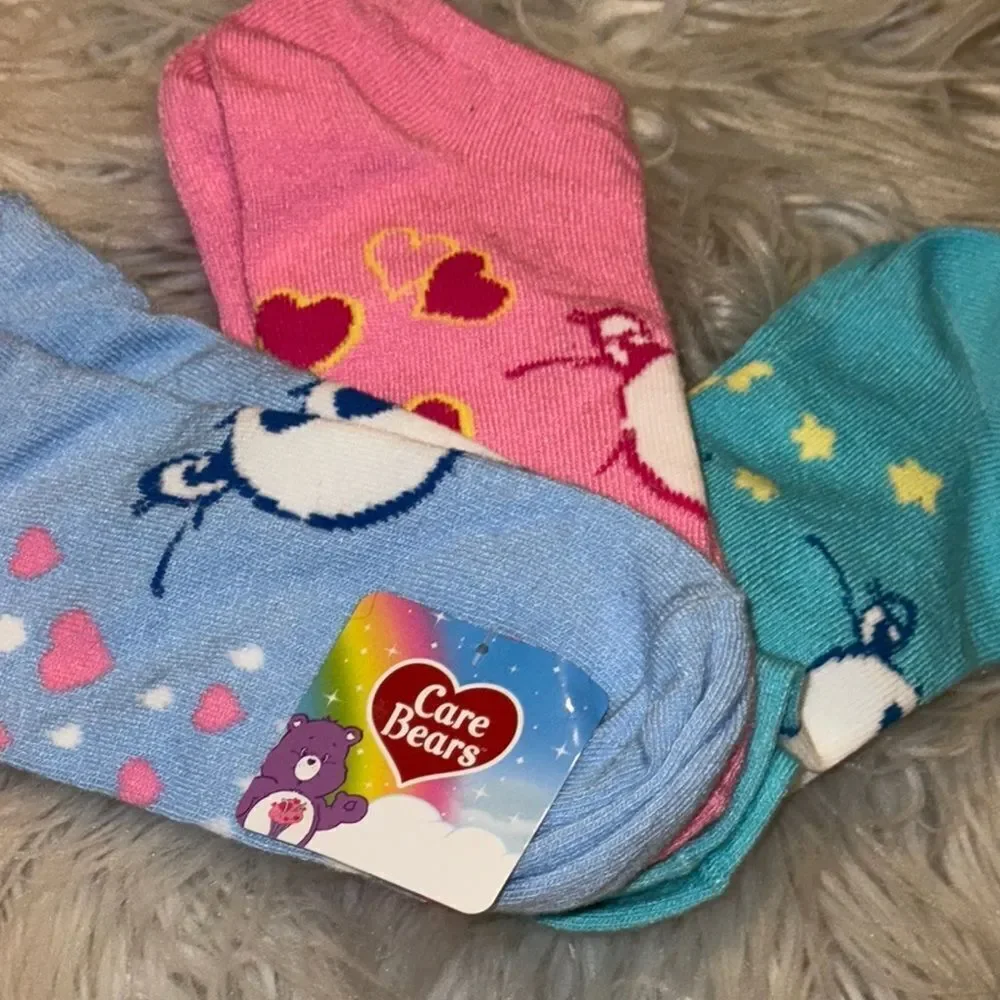 Care Bears  Socks Set - Blue, Pink, Teal